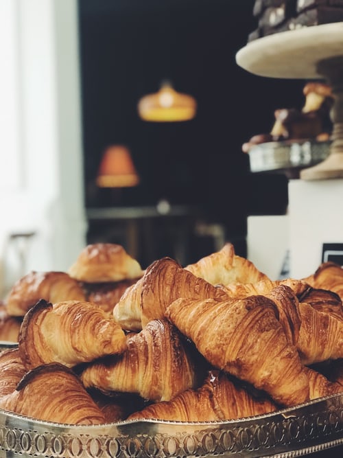 croissants on plate