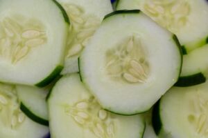 Cucumber sliced